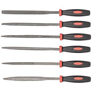 Top Tools Pilniki iglaki (Pilniki iglaki do metalu, zestaw 6 szt.)