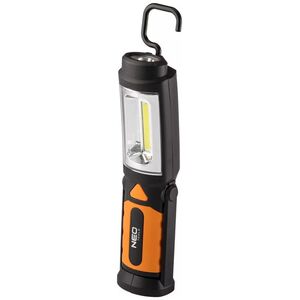 Neo Lampa warsztatowa (Lampa warsztatowa bateryjna 300 lm COB 2 w 1 + baterie 3xAA)
