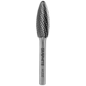 Graphite Frez do metalu (Frez do metalu HM, typ H (płomieniowy), 12 x 32 mm, trzpień 6 x 45 mm)
