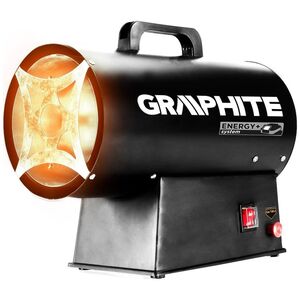 Graphite Nagrzewnica gazowa 30kW, wersja na akumulator 18V, bez akumulatora (58GE101)