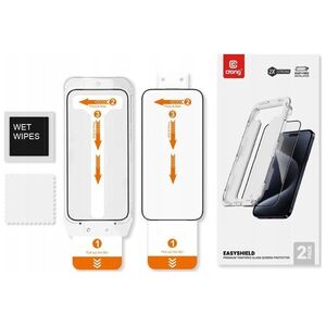 Crong Szkło hartowane EasyShield 2-Pack - iPhone 15 (2 sztuki)