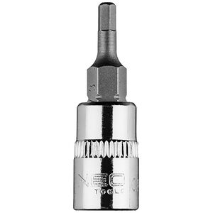 Neo Końcówka sześciokątna H3 na nasadce 1/4", krótka, 37 mm