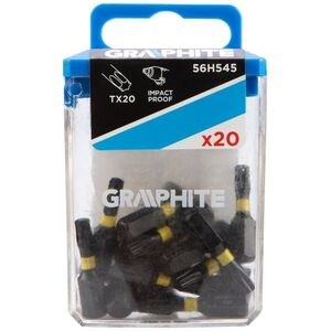 Graphite Bity udarowe TX20 x 25 mm, 20 szt.