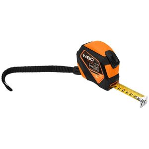 Neo Miara zwijana stalowa 3 m x 16 mm, auto blokada, przycisk stop, magnes