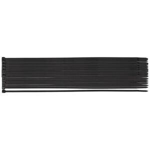 Neo Opaski zaciskowe EXTREME 3.6 × 300 mm, czarne, 100 szt.
