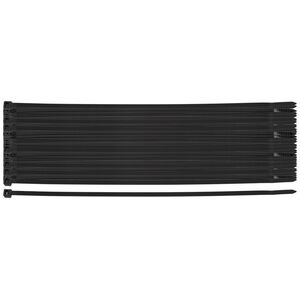 Neo Opaski zaciskowe EXTREME 4.8 x 300 mm, czarne, 100 szt.