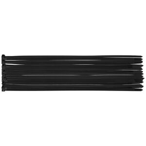 Neo Opaski zaciskowe EXTREME 7.6 × 400 mm, czarne, 50 szt.