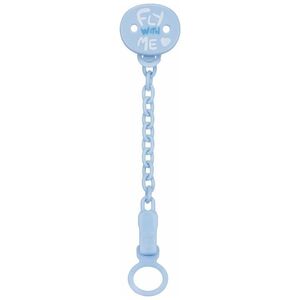 Chicco CHICCO 40842 ŁAŃCUSZEK Z KLIPSEM DO       SMOCZKA NIEBIESKI