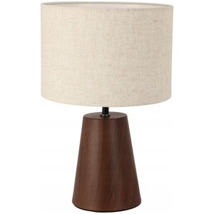 Home Styling Collection Lampka na stół z materiałowym kloszem, 18 x 29,5 cm