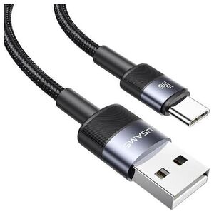 Kabel USB Usams USAMS SET Kabel USB na USB-C 3A 1.2m Fast Charging stalowy/tarnish 30 szt. SJ718ZJ01 (US-SJ718)
