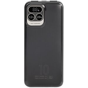 RivaCase POWERBANK 10.000 MAH USB-C 20W LCD, 1X WE/WY USB-C PD 20W, 2X USB-A QC 3.0 18W, CZARNY