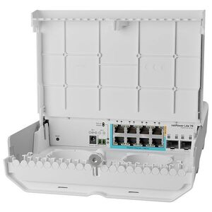 Switch MikroTik netPower Lite 7R (CSS610-1GI-7R-2S+OUT)
