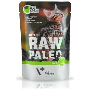 VetExpert VetExpert RAW PALEO KITTEN GAME 100g Saszetka - Karma Mokra z Dziczyzną dla Kociąt