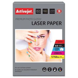 Activejet Papier fotograficzny do drukarki A4 (AP4-200G100L)