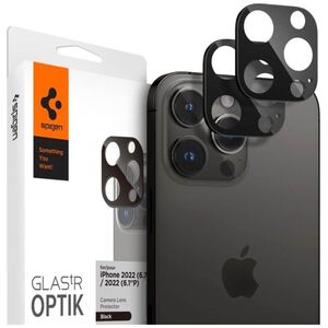 Spigen OSŁONA APARATU SPIGEN OPTIK.TR CAMERA PROTECTOR 2-PACK IPHONE 14 PRO / 14 PRO MAX BLACK