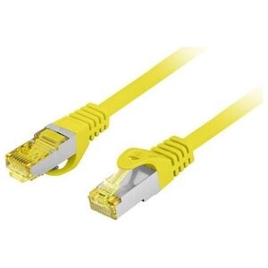 Lanberg PATCHCORD KAT.6A S/FTP LSZH CU 0.25M ŻÓŁTY FLUKE PASSED LANBERG