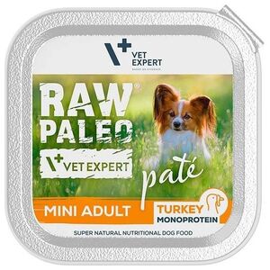 Raw Paleo Vetexpert RAW PALEO PATE MINI adult turkey 150g - indyk tacka