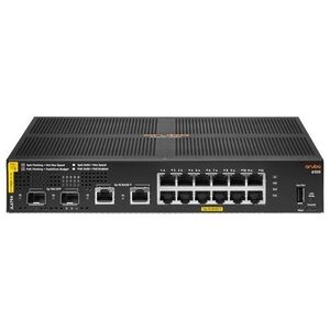 Switch HP HPE Aruba Switch CX 6100 12G 2SFP+ 12xGBit/2xSFP+ PoE 139W JL679A