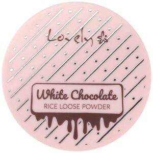 Lovely White Chocolate Loose Powder utrwalający puder ryżowy do twarzy dla każdego typu cery 8g