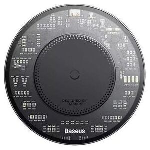 Ładowarka Baseus Bezprzewodowa ładowarka indukcyjna Baseus Simple 2, 15W z kable USB-C do USB-C (czarna)