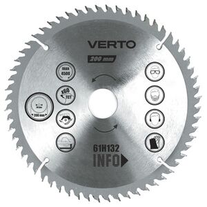 Verto Piła tarczowa 250x30mm 40Z 61H134