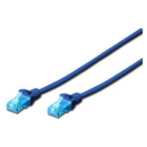 Digitus Patch cord U/UTP kat.5e PVC 0,5m niebieski (DK-1512-005/B)