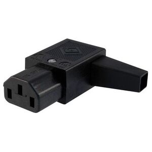 Kabel zasilający PremiumCord Złączka do kabla 230V IEC C13, żeński, kątowy (cs220/f90)