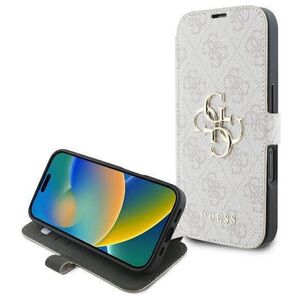 Original Case IPHONE 16 Guess Book 4G Metal Logo (GUBKP16S4GMGPI) pink 3666339346225