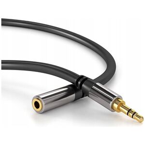 PremiumCord PREMIUMCORD prodlužovací kabel, Jack 3.5mm - Jack 3.5mm M/F 5m