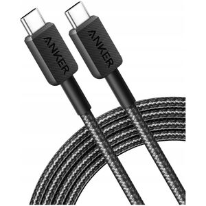Kabel USB Anker USB-C - USB-C 0.9 m Czarny (A81F5G11)
