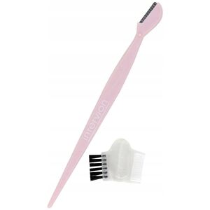BaByliss Rose Collection żyletka do brwi z nakładką z grzebykiem