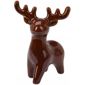 Dekoracja świąteczna Home Styling Collection Renifer świąteczny, figurka, 14 cm