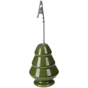 Dekoracja świąteczna Home Styling Collection Choinka ozdobna, uchwyt na karteczki, 13 cm