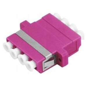 Adapter AV Alantec Adapter światłowodowy multimodowy OM4 LC quad ALANTEC
