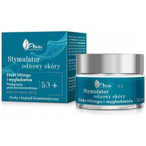 Alkotest AVA LABORATORIUM_Stymulator odnowy skóry efekt redukcji zmarszczek krem do twarzy na dzień i na noc 50ml