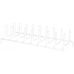 Storage Solutions Stojak na talerze, metalowy, 33,5 x 13,5 x 9 cm