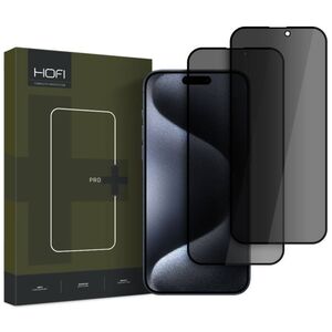 Tempered Glass IPHONE 16 PRO MAX Hofi Anti Spy Glass Pro+ 2-Pack 5906302310890