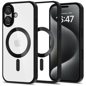 Case IPHONE 16 Tech-Protect MagFlex MagSafe Satin black 5906302312108