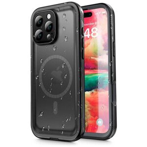 Case IPHONE 16 PRO Tech-Protect ShellBox MagSafe IP68 black 5906302375189