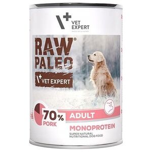 VetExpert VetExpert Raw Paleo Wieprzowina Adult Can 400g