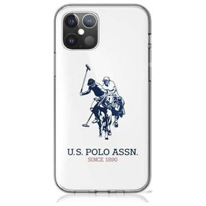 U.S. Polo Assn US Polo USHCP12MTPUHRWH iPhone 12/12 Pro 6,1" biały/white Shiny Big Logo
