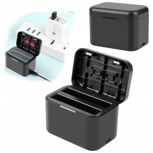 Ładowarka do aparatu Puluz Ładowarka Usb Na 2x Akumulator Bateria Do Insta360 X4 Insta 360 X 4 / Pu999b