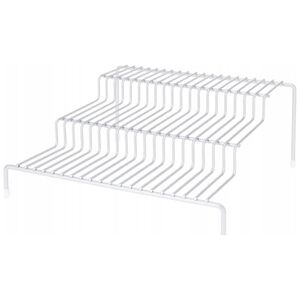 Storage Solutions Półka na blat kuchenny, metalowa, 3 poziomy, 26 x 25 x 11,5 cm