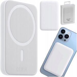 Powerbank . ECOBOX POWER BANK 10000MAH  BIAŁY MAGSAFE  BEZPRZEWODOWY