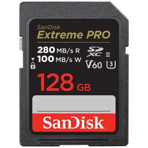 Karta SanDisk Extreme PRO SDXC 128 GB Class 10 UHS-II/U3 V60 (SDSDXEP-128G-GN4IN)