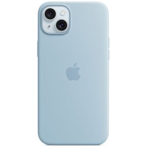 Apple APPLE iPhone 15 Plus Silicone Case with MagSafe - Light Blue
