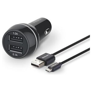 Ładowarka Philips 2x USB-A 3.1 A  (DLP2357U/10)
