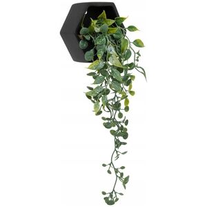 Atmosphera Sztuczna roślina wisząca w cementowej doniczce AYAME, 14 cm