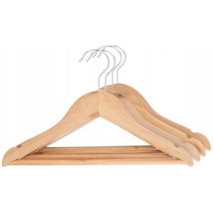 Atmosphera Wieszak na ubrania dla dzieci WOOD, klonowy, 4 sztuki
