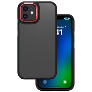 Crystal Black case for iPhone 12 / 12 Pro 6,1&quot; red 5907457794382